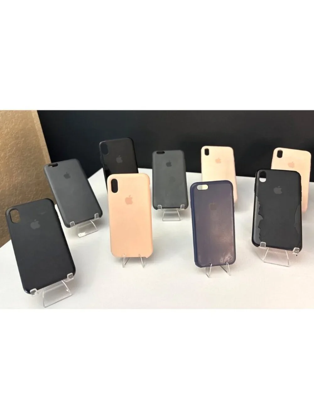Genuine Apple iPhone Silicone Case & Unbranded Cell Phone Cases Lot 18 Leather